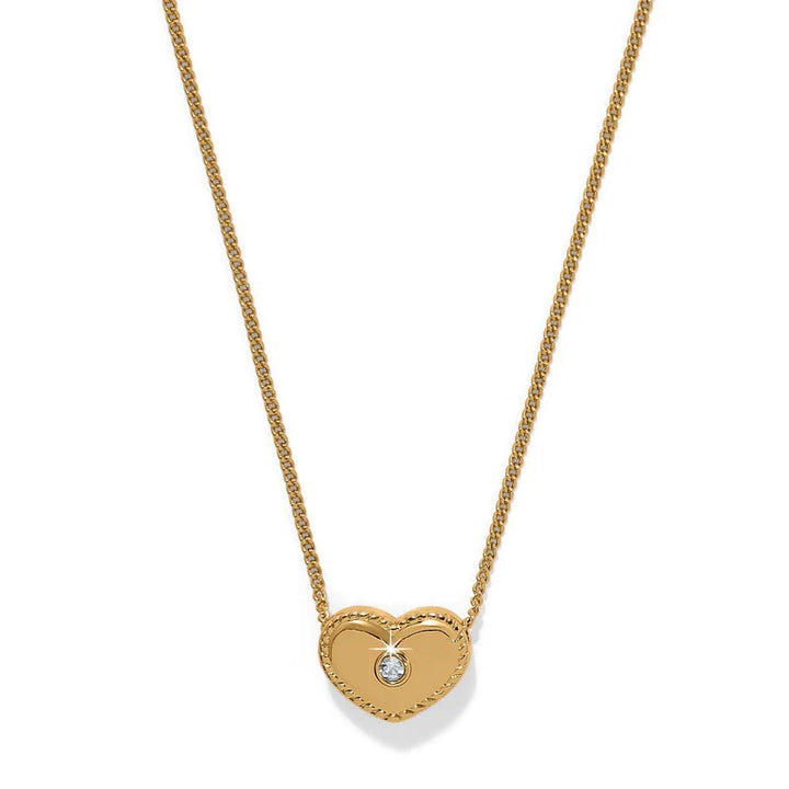 Illumina Celeste Gold Heart Petite Necklace