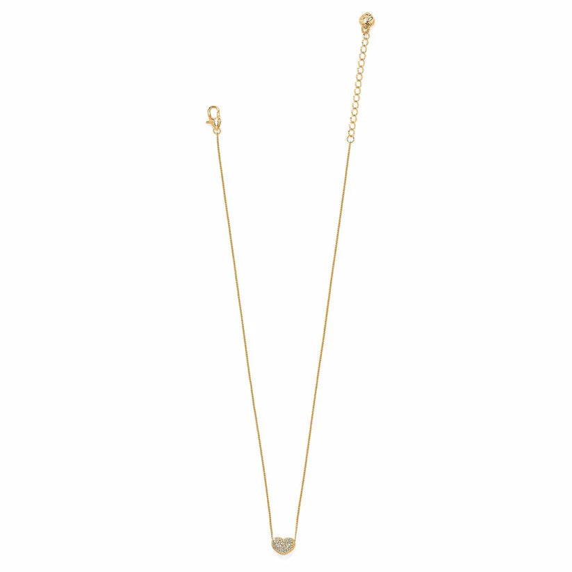 Illumina Celeste Gold Heart Petite Necklace