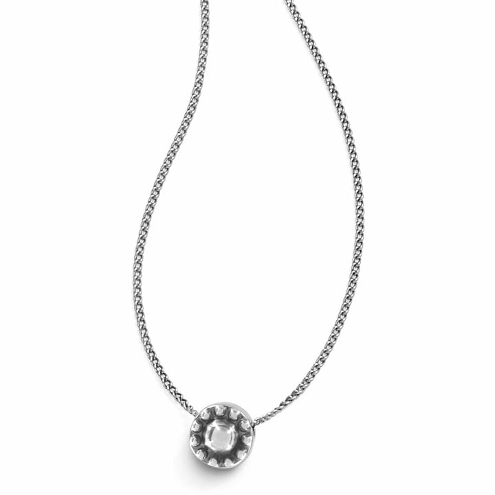 Brighton Illumina Mini Gold Solitaire Necklace – Delicate Gold Pendant Necklace