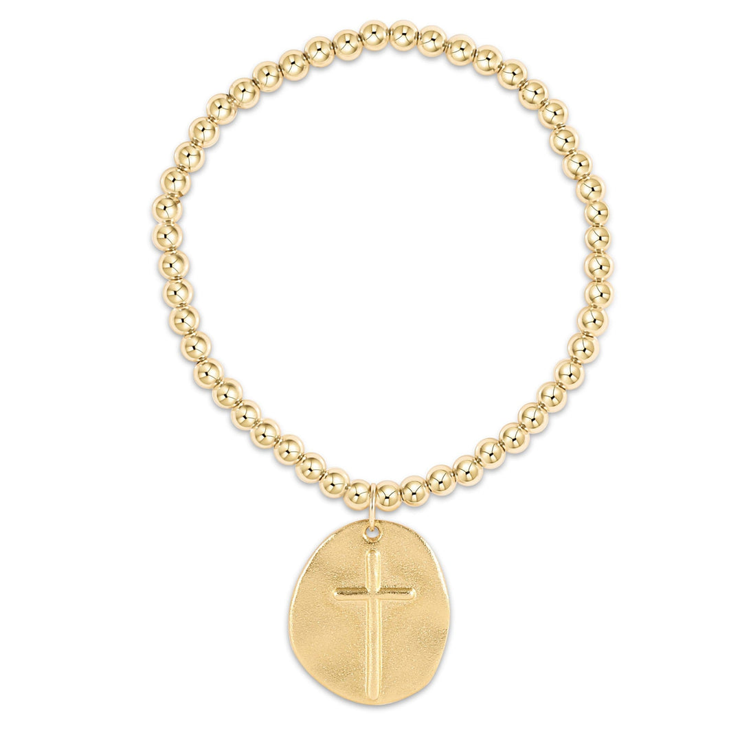 enewton Extends Classic Gold 4mm Bracelet - Inspire Gold Disc
