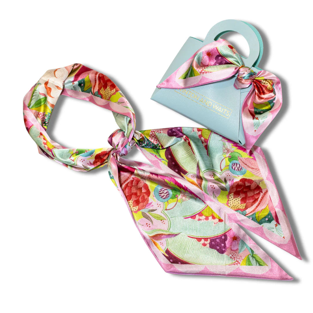 Winton and Waits Vibrant Patterned Scarf