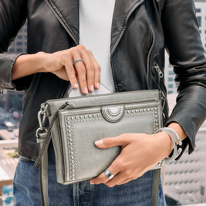 Jordyn Cross Body Organizer - Titanium