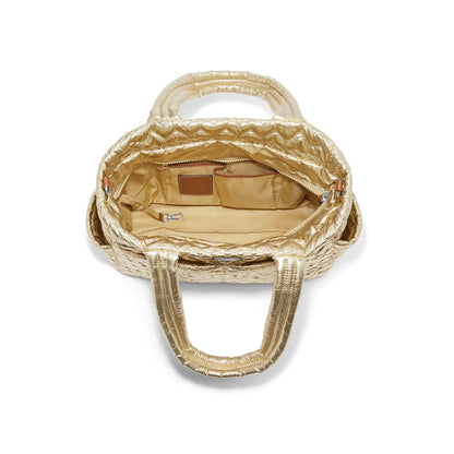 Kameron Metallic Gold Utility Tote