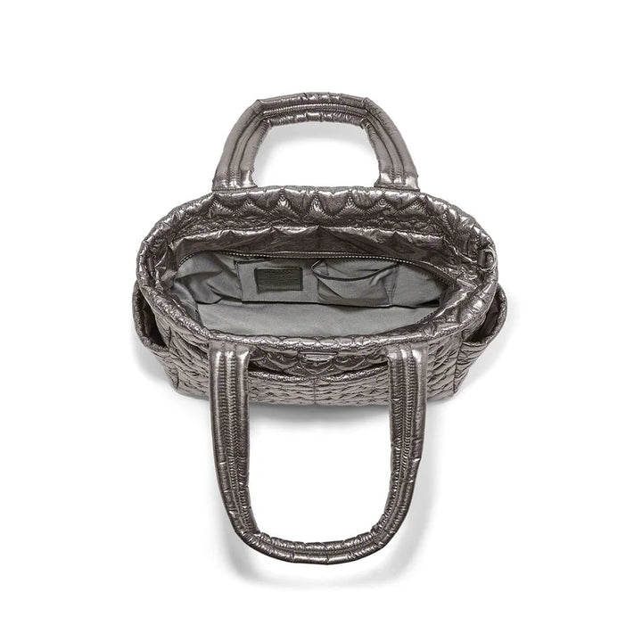 Kameron Metallic Pewter Utility Tote