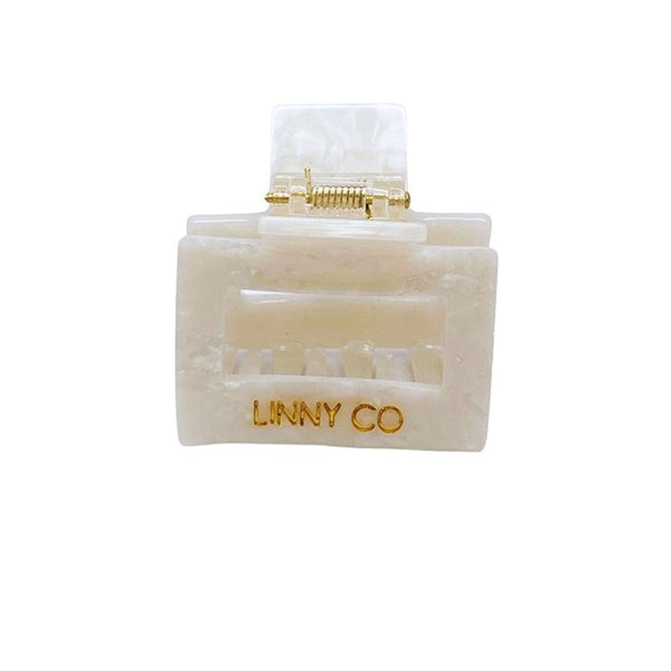Hair Clip - Bailey - Pearl White