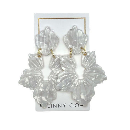 Michelle - Pearl White - Earrings