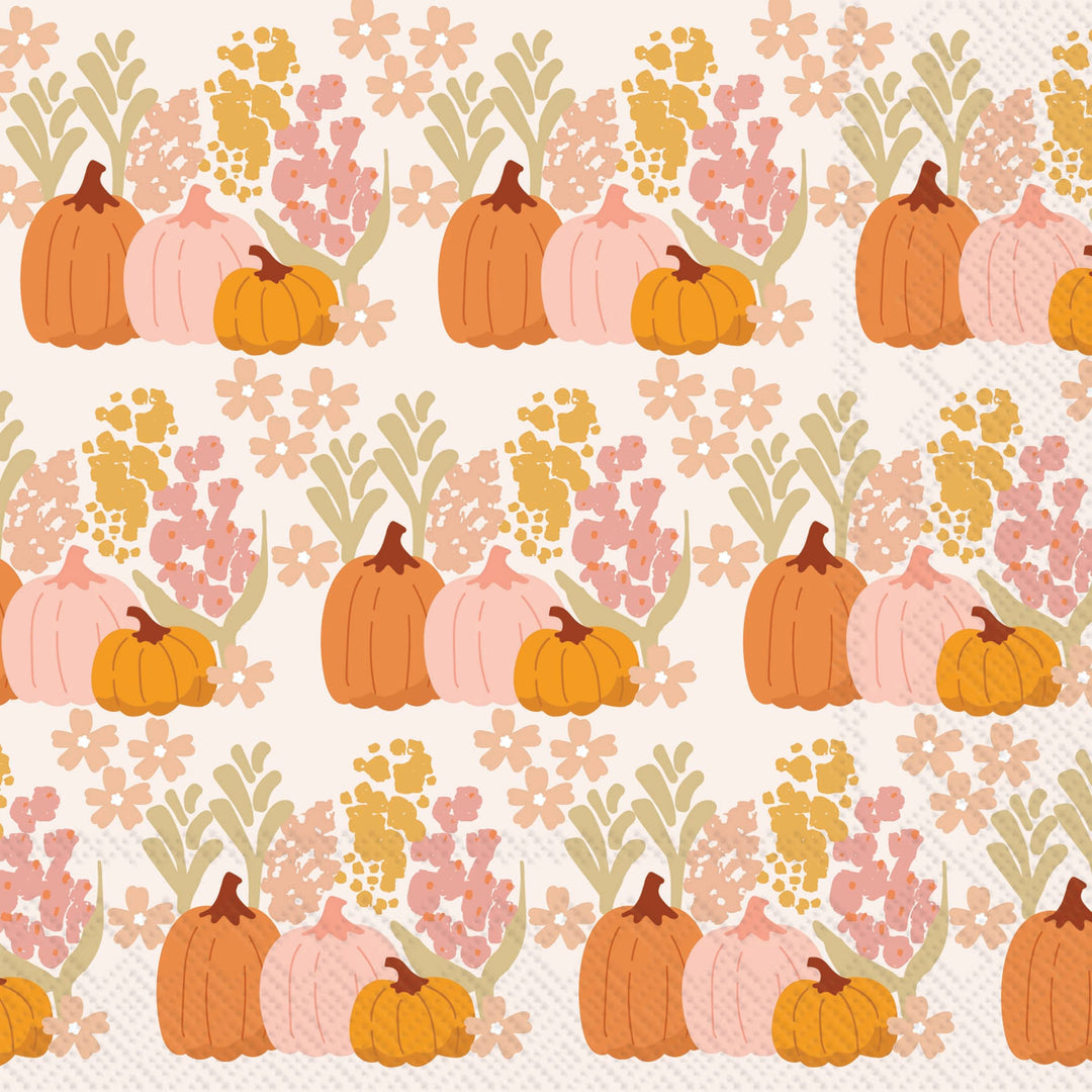 Harvest Bloom Cocktail Napkin