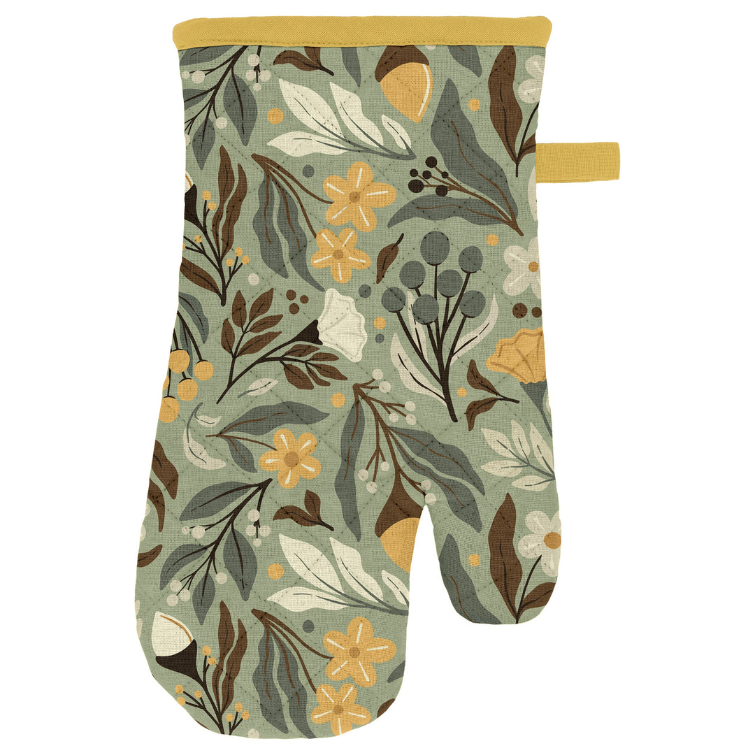 Autumn Acorn Oven Mitt