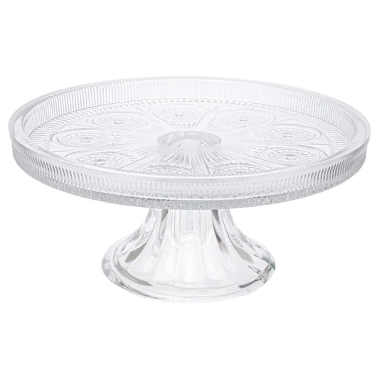 Clear Codi Glass Cake Stand