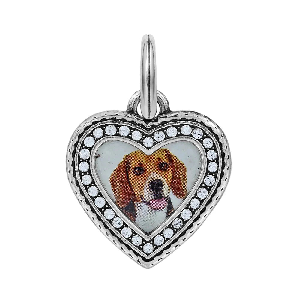 Brighton Memento Heart Photo Charm