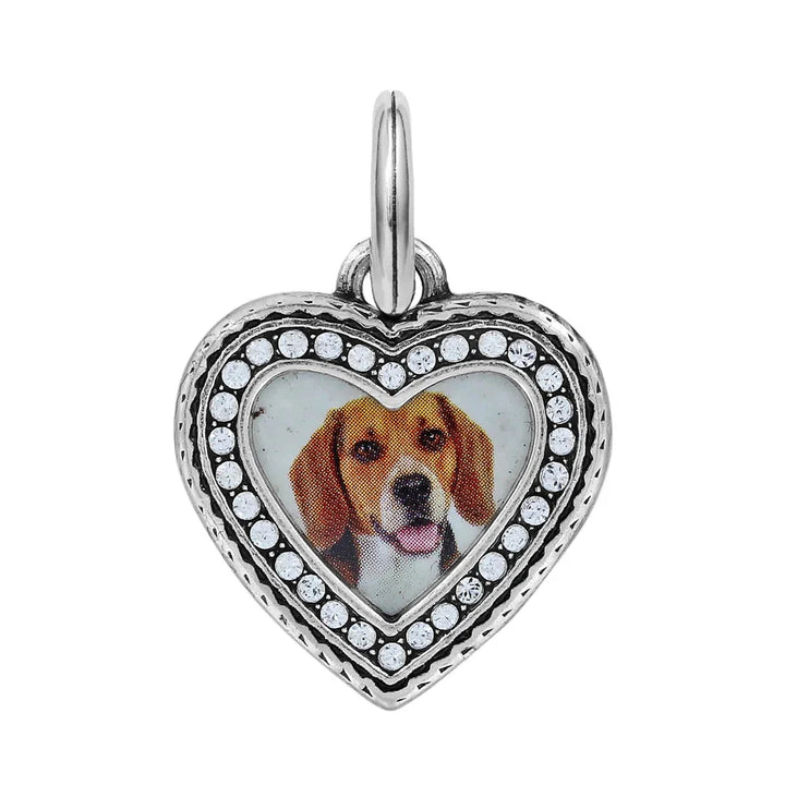 Brighton Memento Heart Photo Charm