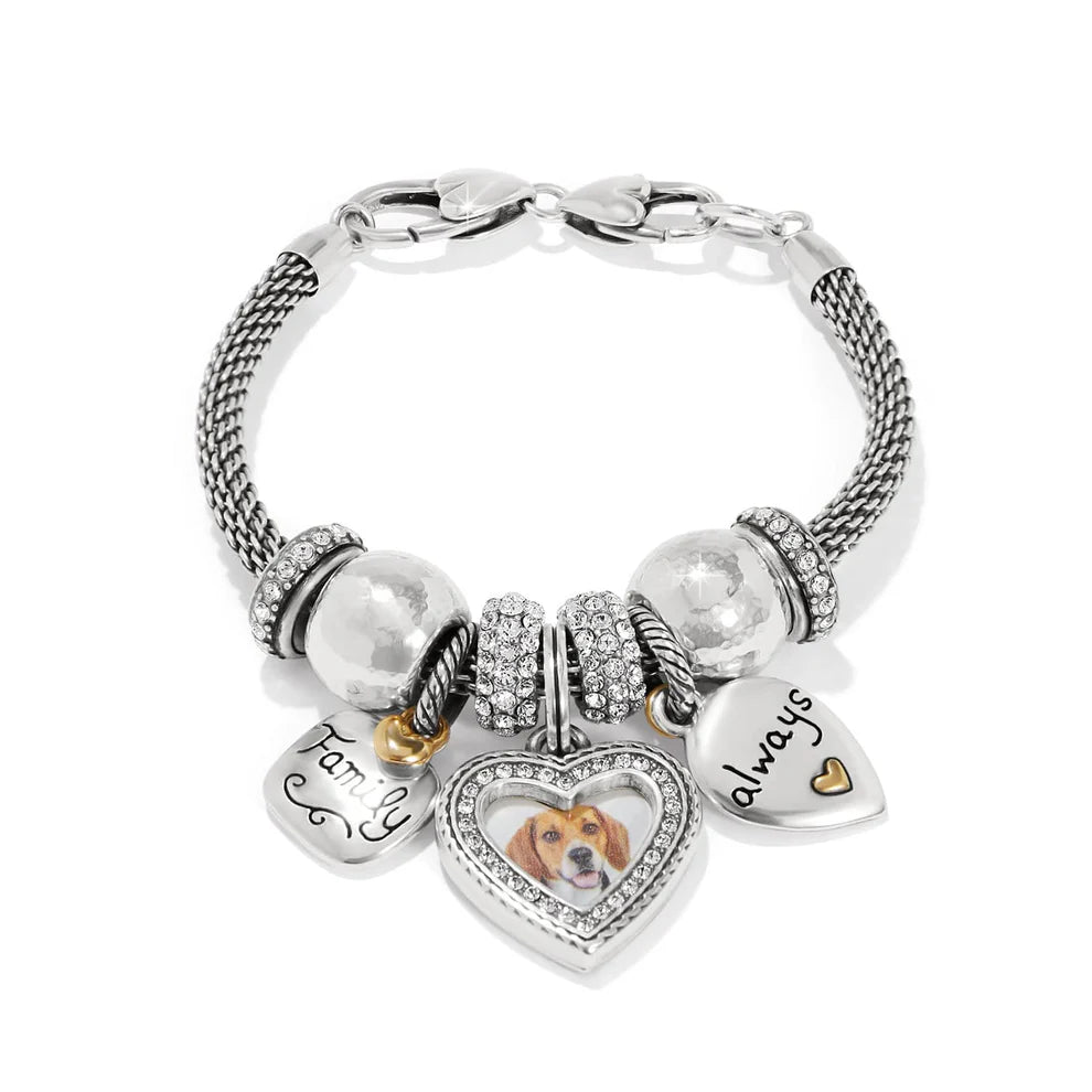 Brighton Memento Heart Photo Charm