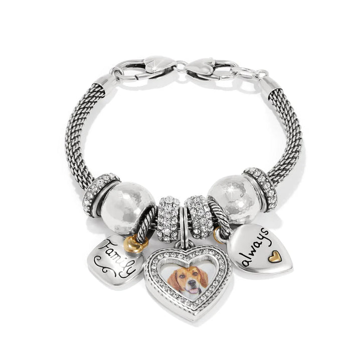 Brighton Memento Heart Photo Charm