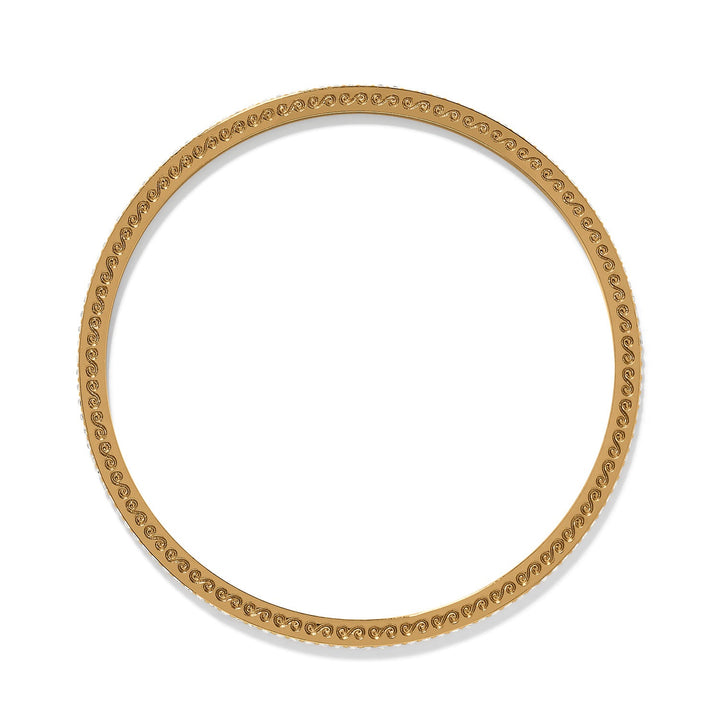 Brighton Meridian Thin Bangle – Slim Polished Silver-Tone Stackable Bangle Bracelet