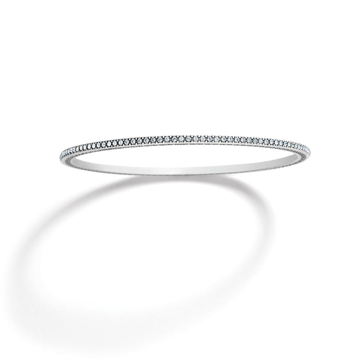 Brighton Meridian Thin Bangle – Slim Polished Silver-Tone Stackable Bangle Bracelet