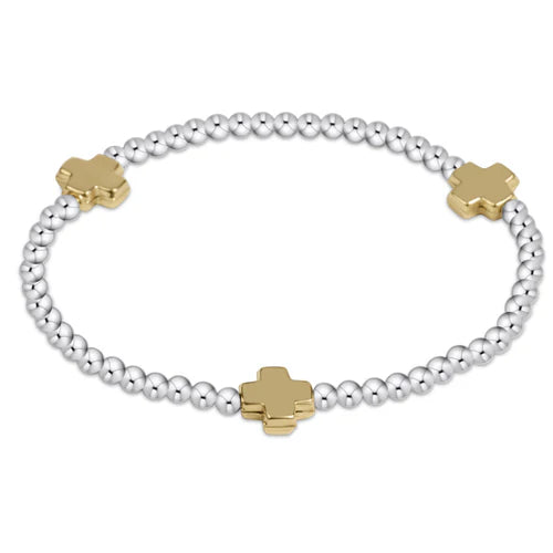 enewton-signature-cross-mixed-metal-3mm-bracelet