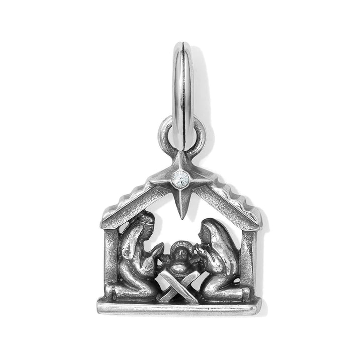 Brighton Nativity Charm in silver