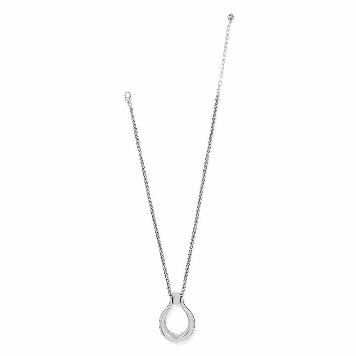 Brighton Pretty Tough Arch Bold Necklace - silver plated necklace, detail view