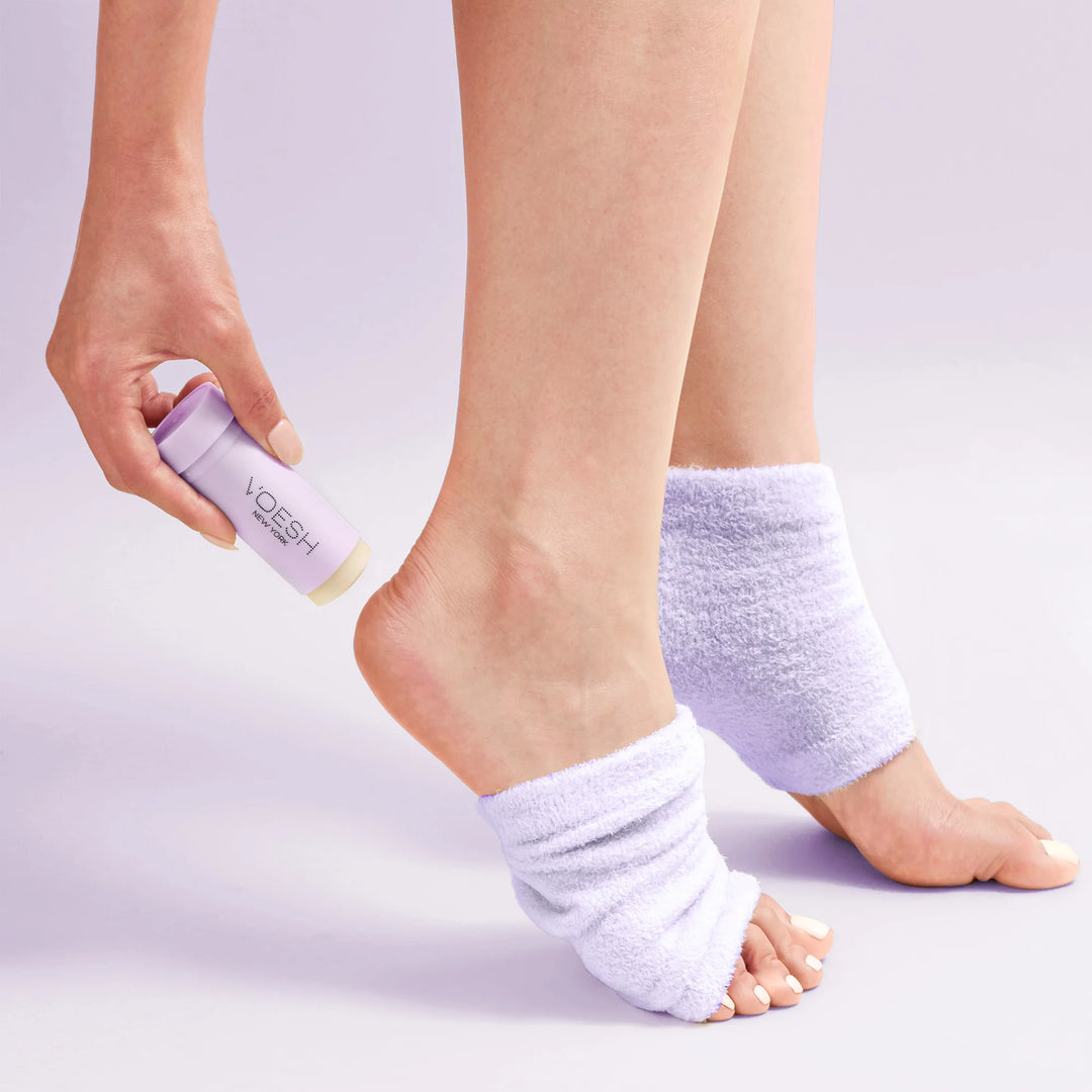 Moisturizing Heel Socks - Purple