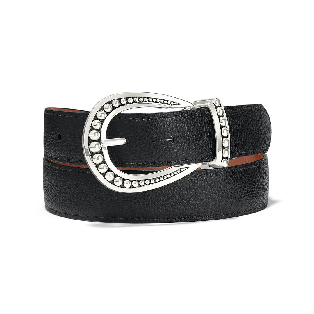 Brighton Really Tough Reversible Belt - 1 1/4" Bourbon &amp; Black Leather