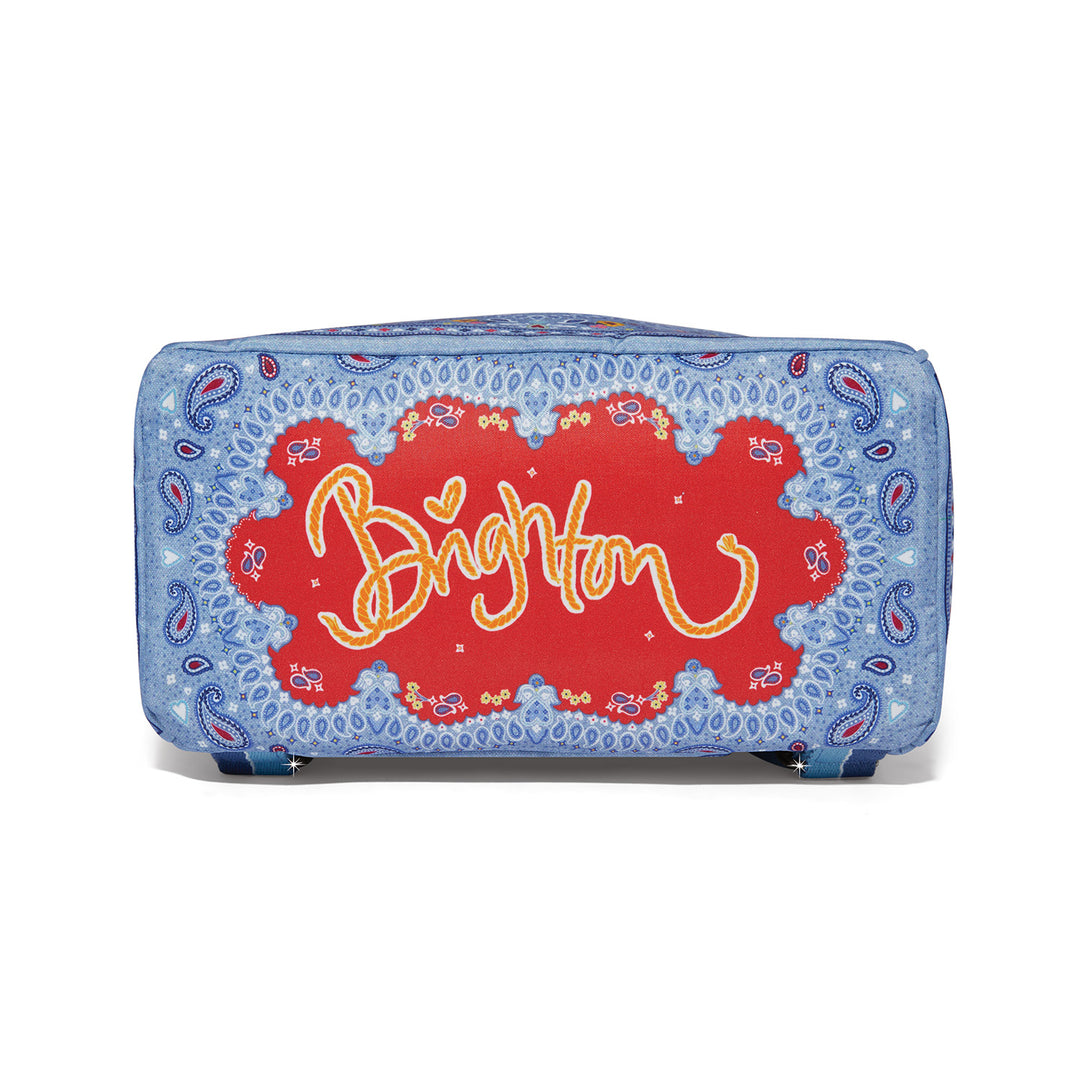 Brighton Bandana Love Backpack - Multi-Color Artisan Rucksack