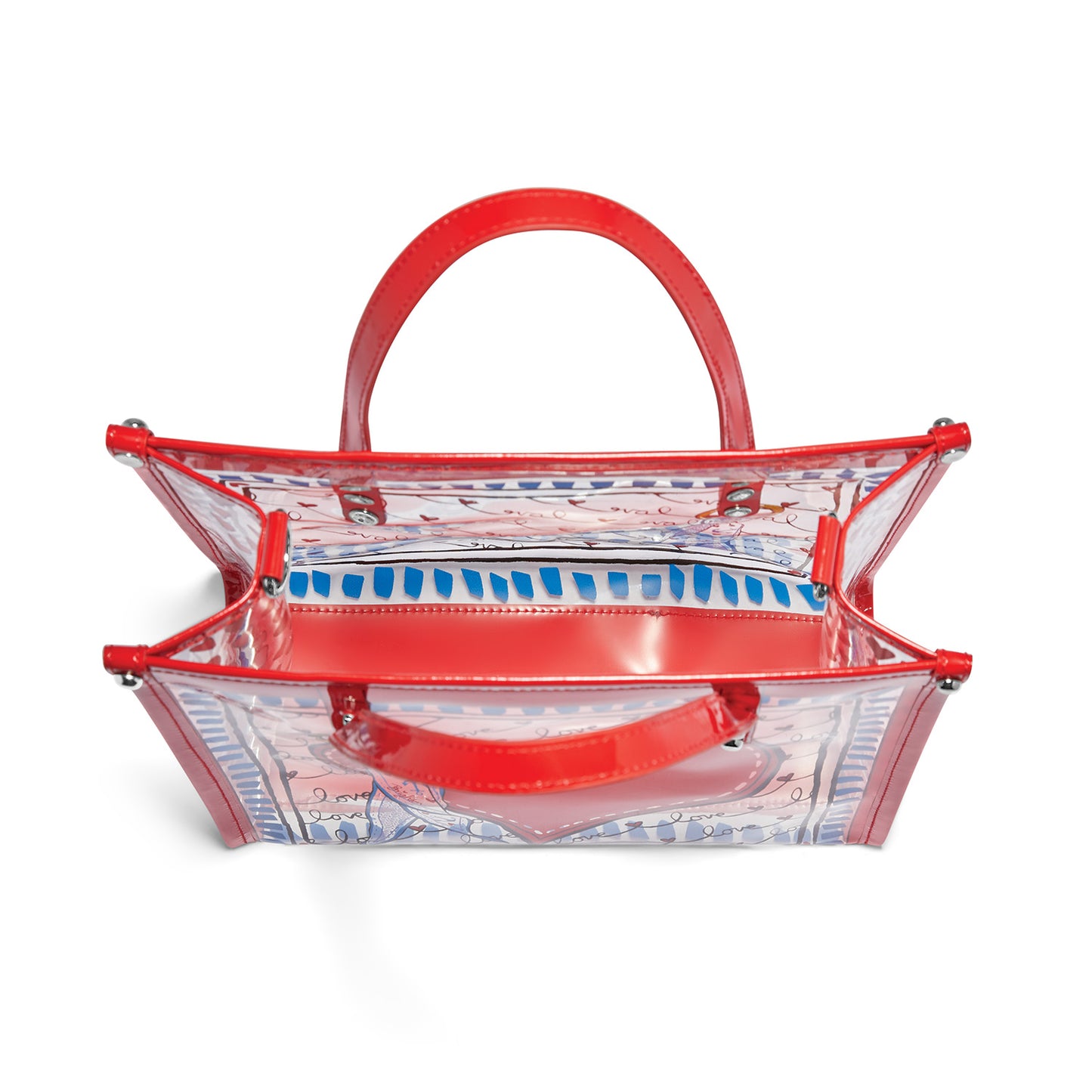 Brighton Stripped Loved Vinyl Tote