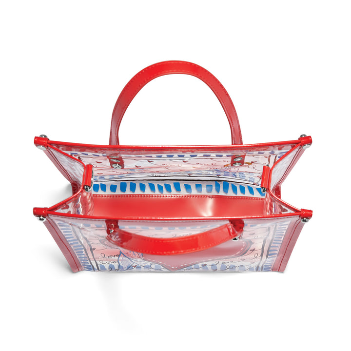 Brighton Stripped Loved Vinyl Tote