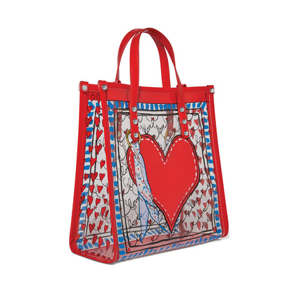 Brighton Stripped Loved Vinyl Tote