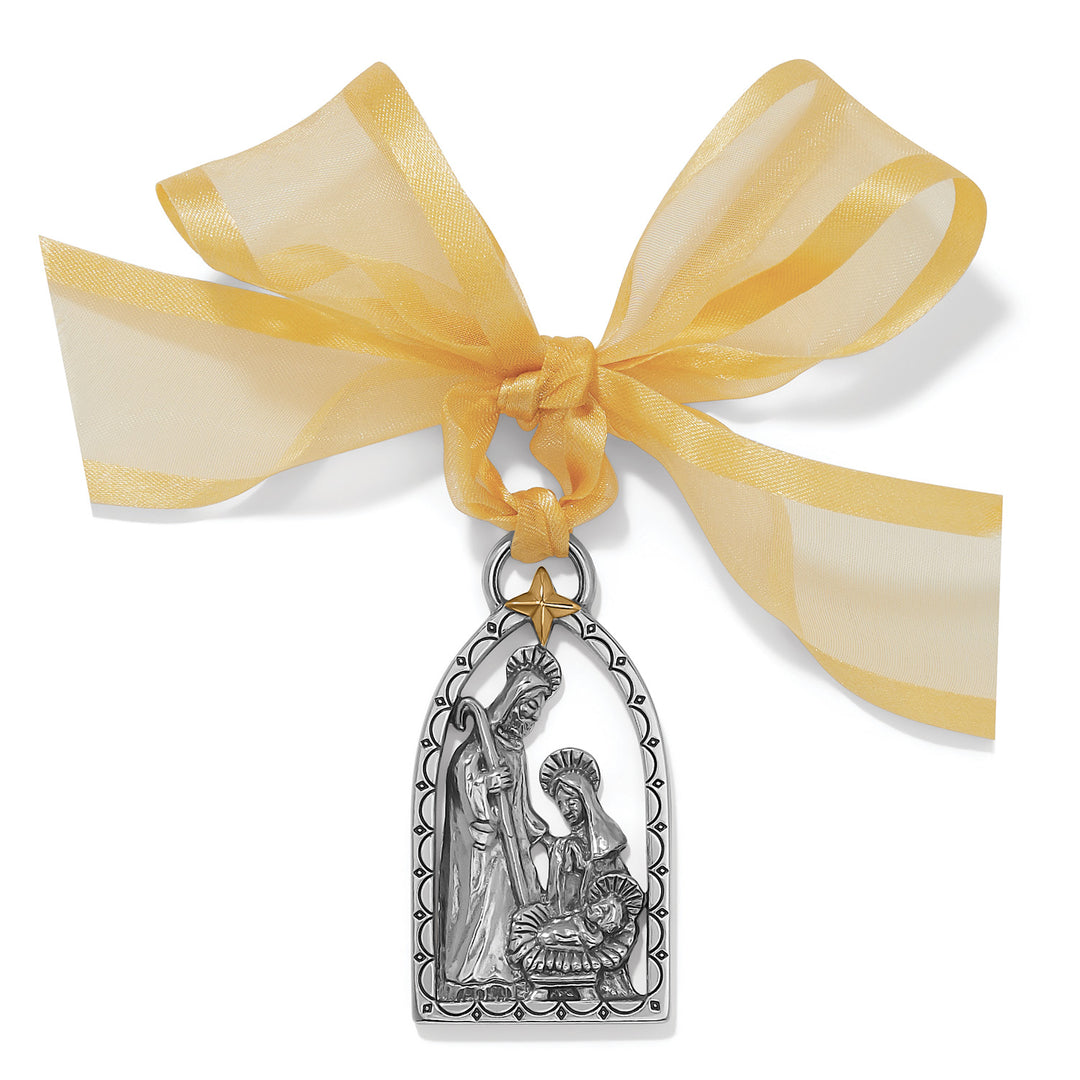Brighton Christmas Nativity keepsake ornament, style G70870, front view