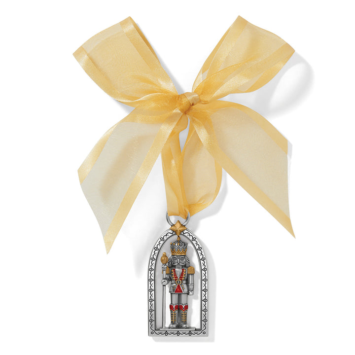Brighton Holiday Nutcracker Ornament, nutcracker Christmas ornament, front view