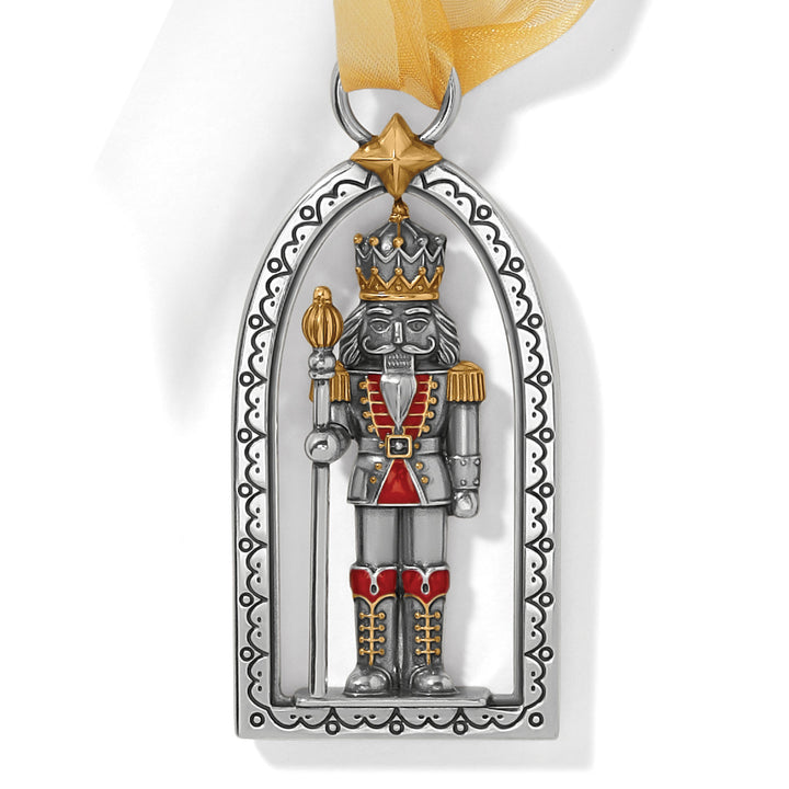 Brighton Holiday Nutcracker Ornament, nutcracker Christmas ornament, detail view