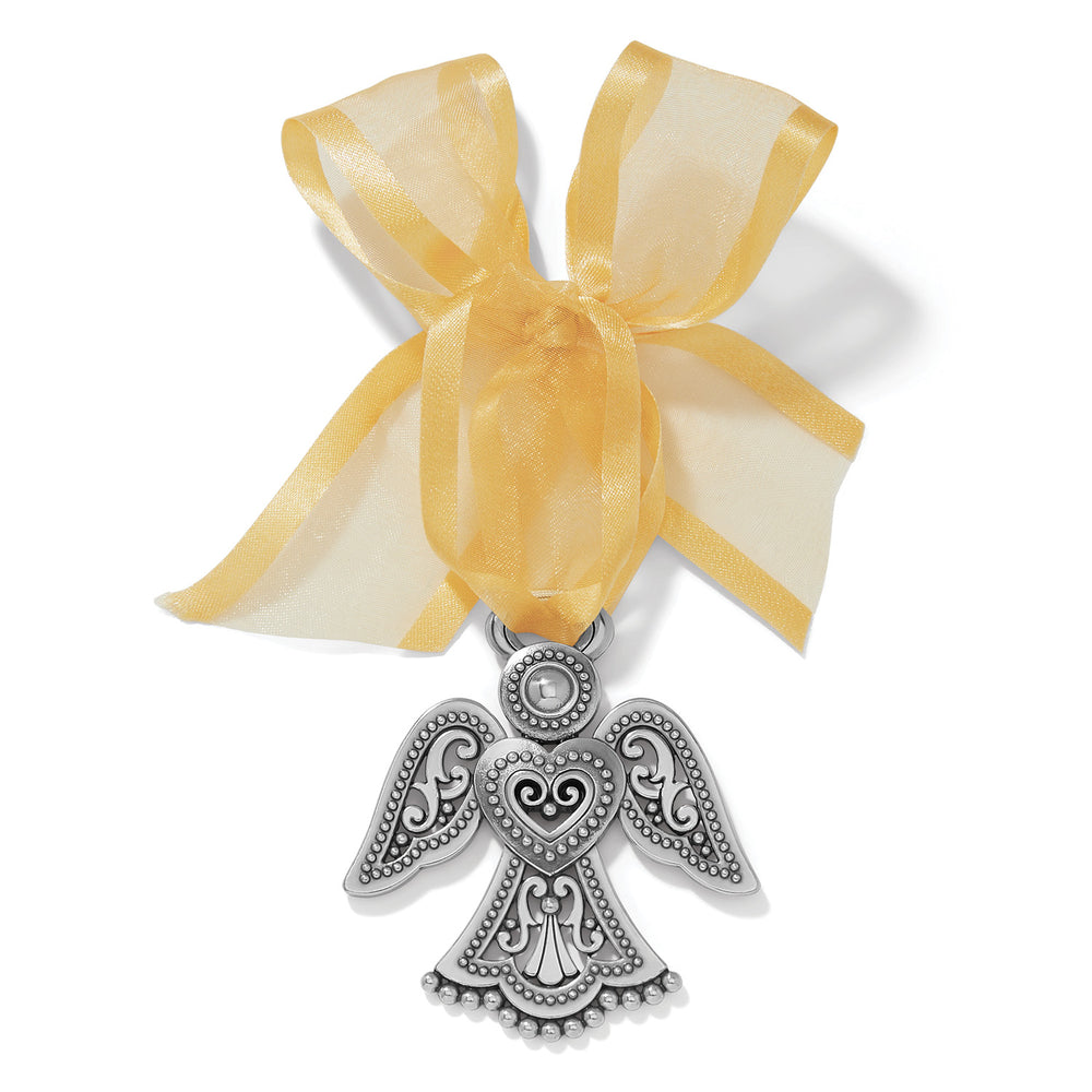 Brighton Loving Angel Ornament, angel Christmas ornament, alternate view