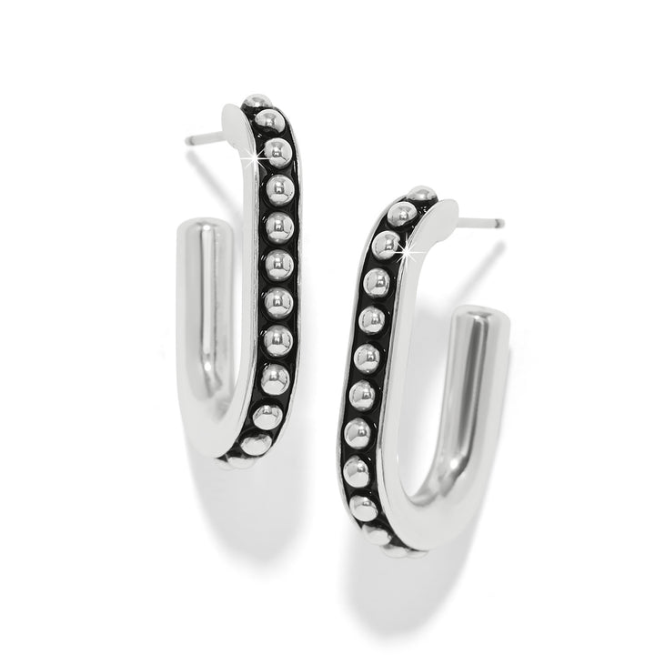 Brighton Pretty Tough Link Hoop Earrings