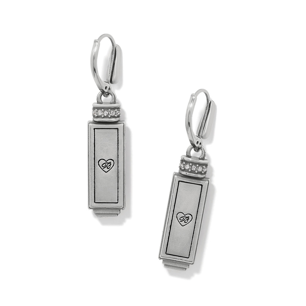Brighton Meridian Aurora Fuchsia Leverback Earrings, alternate view