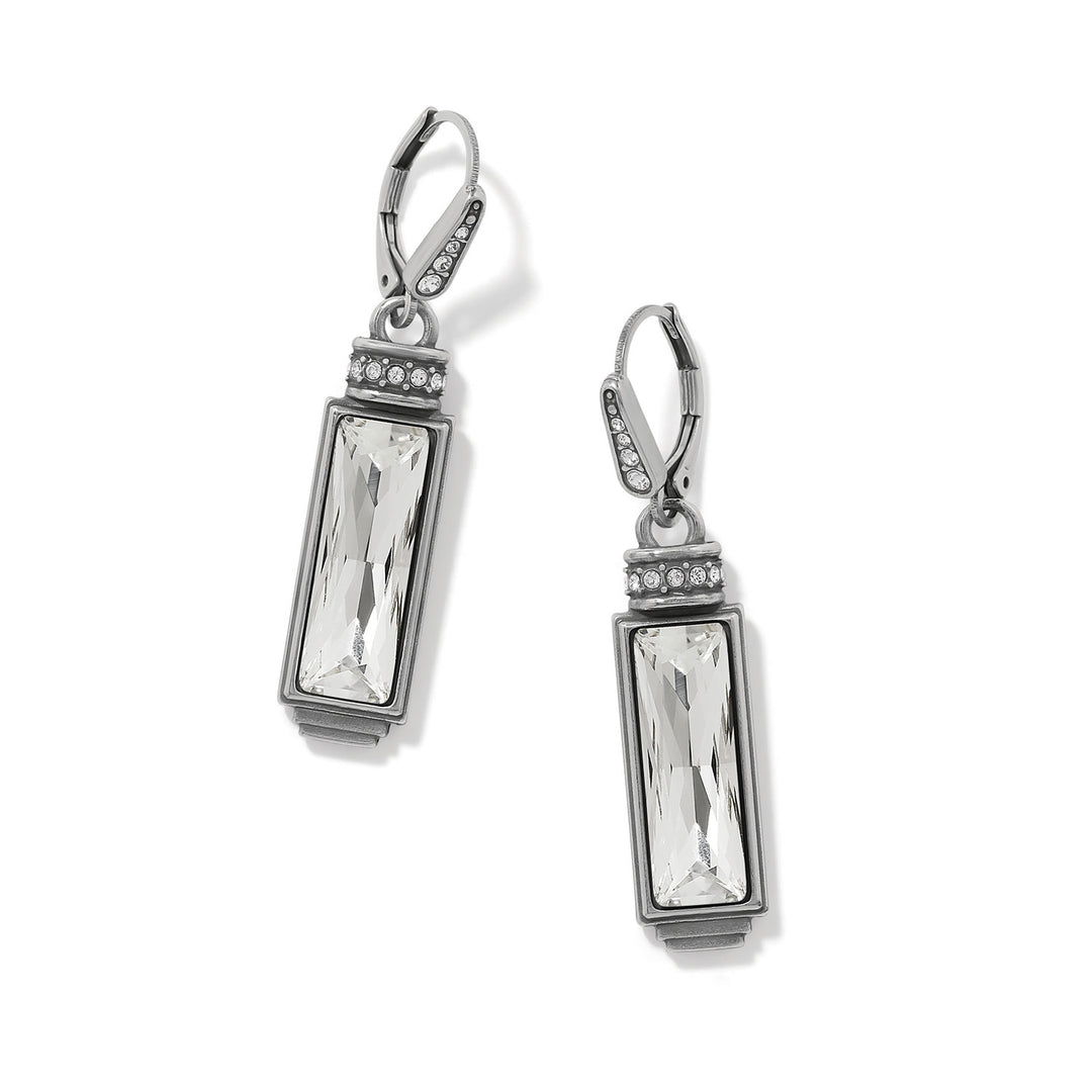 Brighton Meridian Aurora Crystal Leverback Earrings, front view