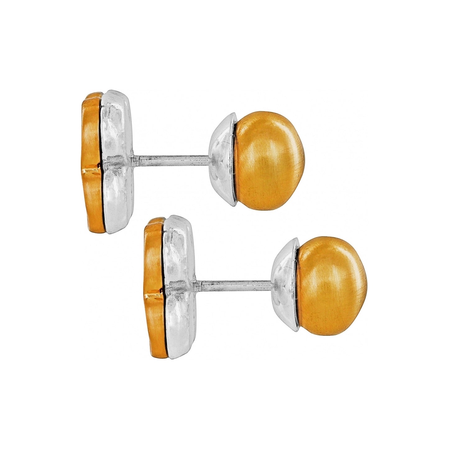 Brighton Gold Massandra Reversible Flower Post Earrings