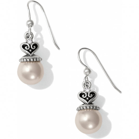 Alcazar Pearl Drop French Wire Earrings