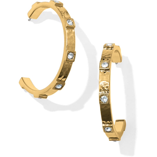 Meridian Zenith Station Gold Hoop Earrings