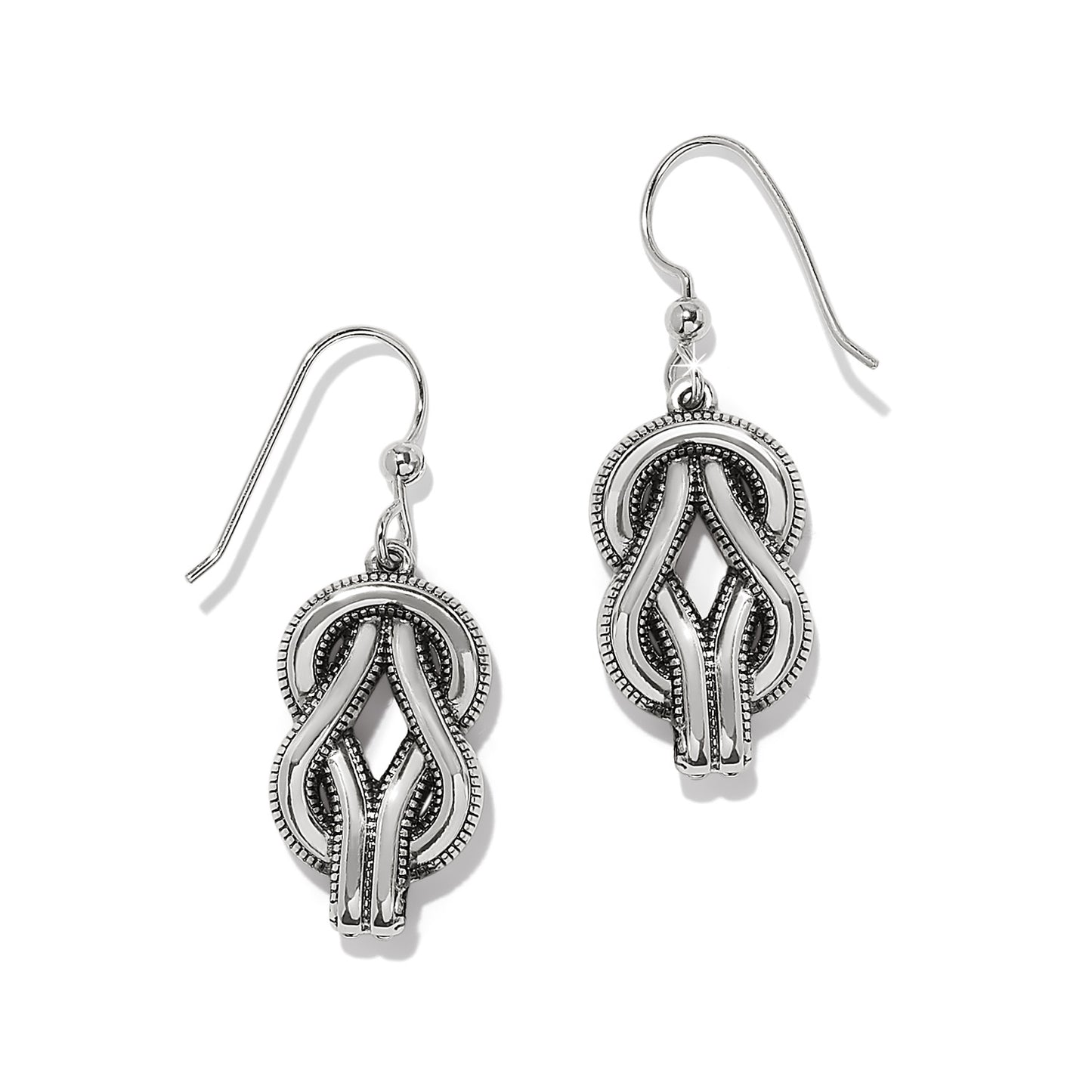 Interlok Harmony Two Tone French Wire Earrings