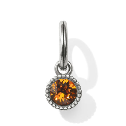 Glitz Birthstone Amulet - Orange