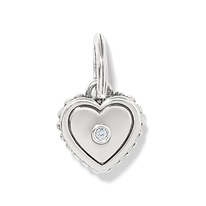 Pretty Tough Bold Heart Charm