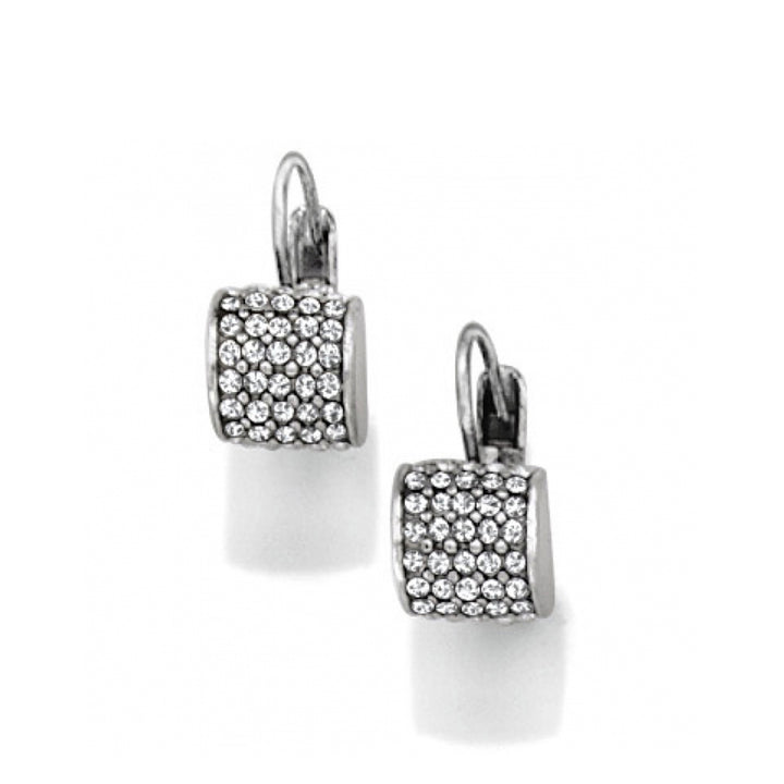 Brighton Meridian Silver Leverback Earrings