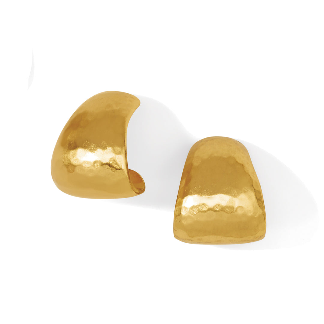 Apollo Post Hoop Gold Earrings