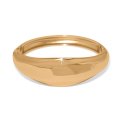 Cascade Lumina Gold Hinged Bangle