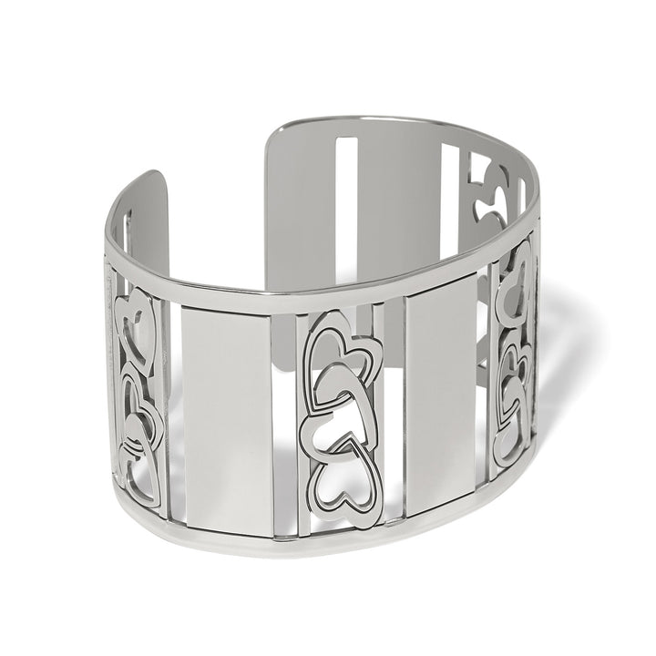 Brighton Fashionista Love Stack Scarf Cuff Bracelet, close-up view