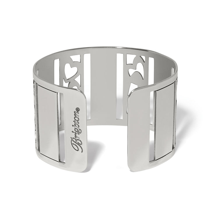 Brighton Fashionista Love Stack Scarf Cuff Bracelet, styled view