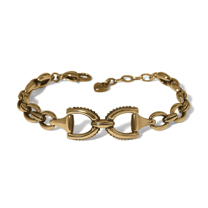 Brighton Pretty Tough Arch Reign Bracelet, horse bit bracelet, front view