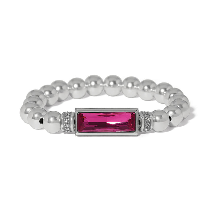 Brighton Meridian Aurora Fuchsia Stretch Bracelet, front view