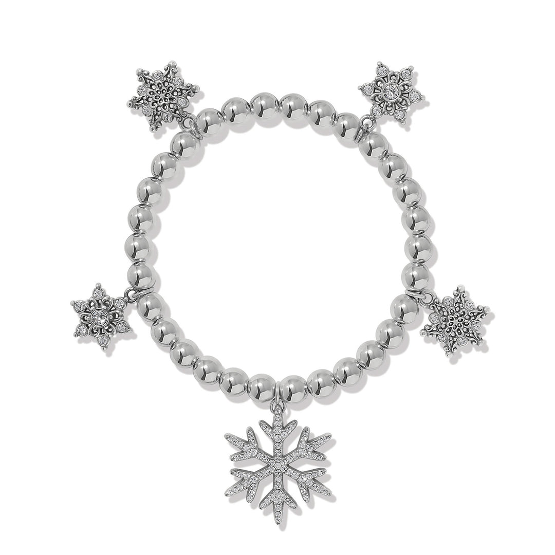 Brighton Snowflake Stretch Bracelet, front view