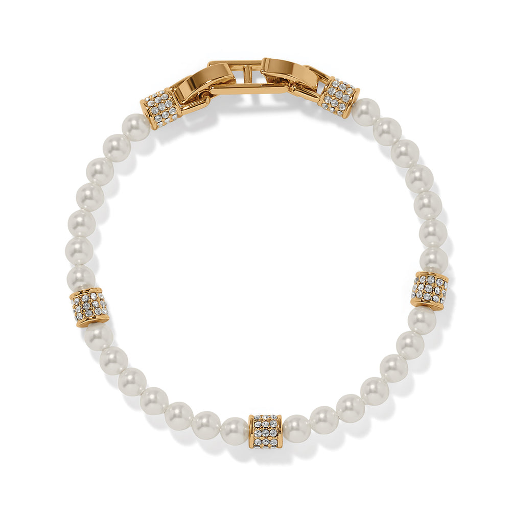 Brighton Meridian Petite Pearl Gold Bracelet, alternate view